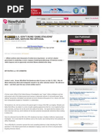 Former FBI Official Ted Gunderson Died of Cancer on July 31, 2011