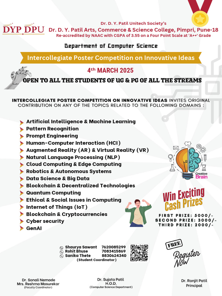 Intercollegiate Innovative Poster Contest | PDF