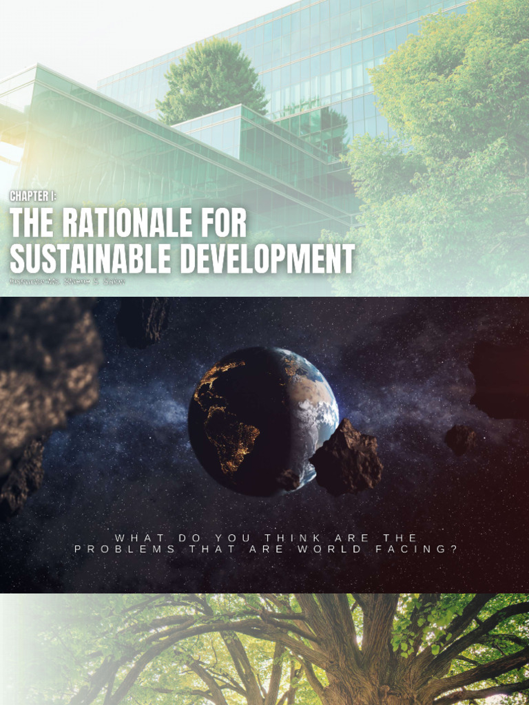 BSHM 121 Chapter 1 The Rationale For Sustainable Development | PDF ...