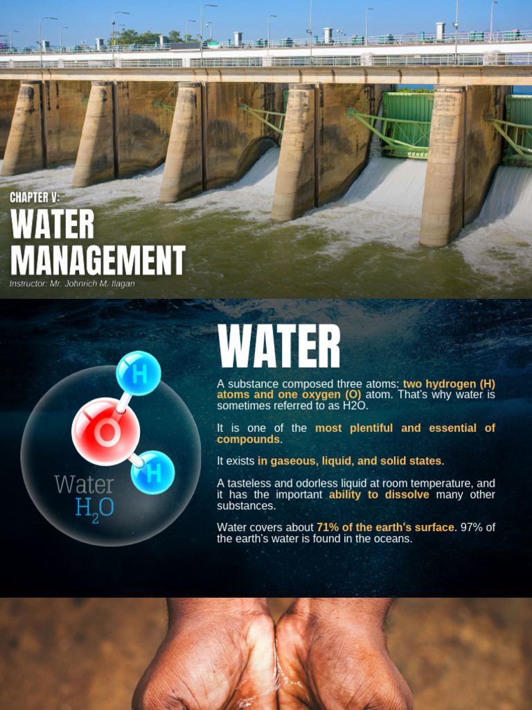 BSHM 121 Chapter 5 Water Management | PDF | Groundwater | Water Scarcity
