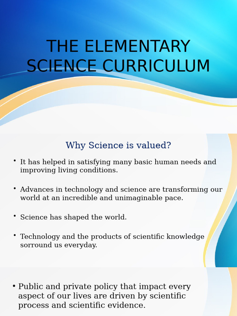 Understanding the Elementary Science Curriculum | PDF | Science | Knowledge