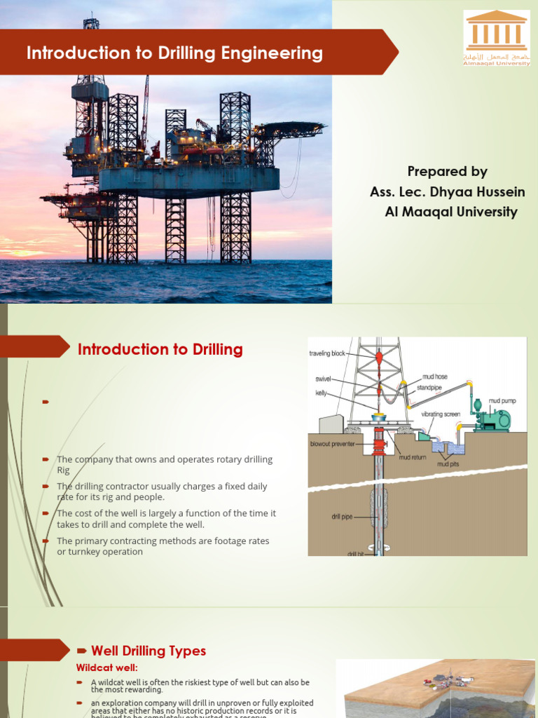 Introduction to Drilling Engineering | PDF | Drilling Rig | Pump