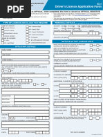 DL1 Driver Licence Renewal Application | PDF | Driver's License ...