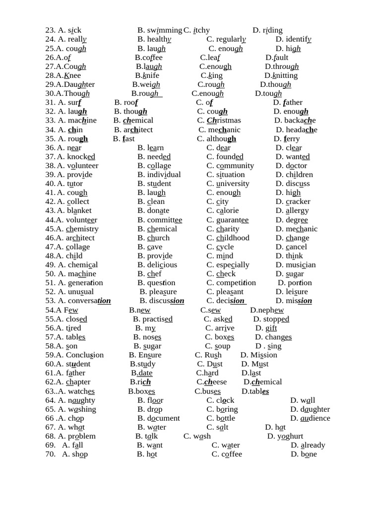 Food and Health Vocabulary Quiz | PDF | Foods