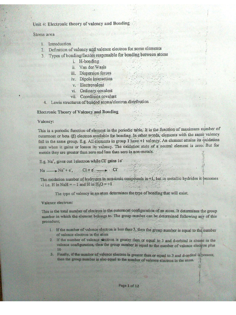 Chem 101 Material 5 Pdf