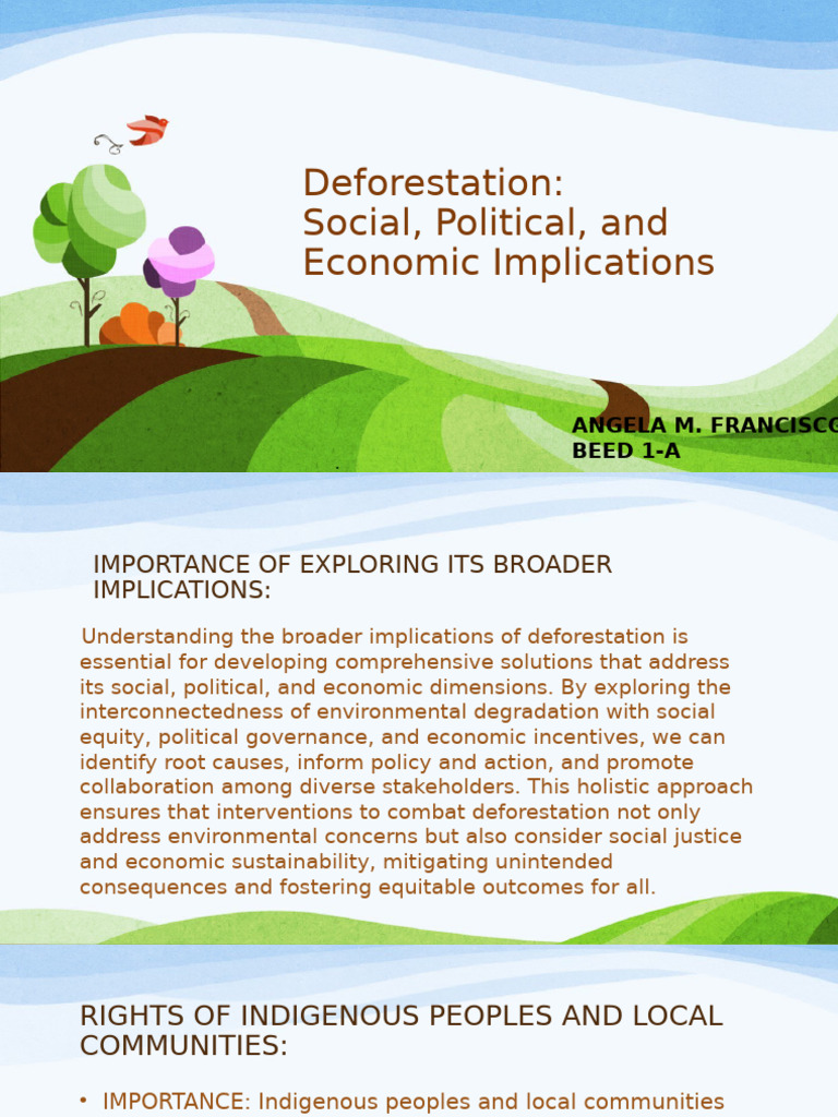 Deforestation GE-ELECT 1 | PDF | Deforestation | Sustainability