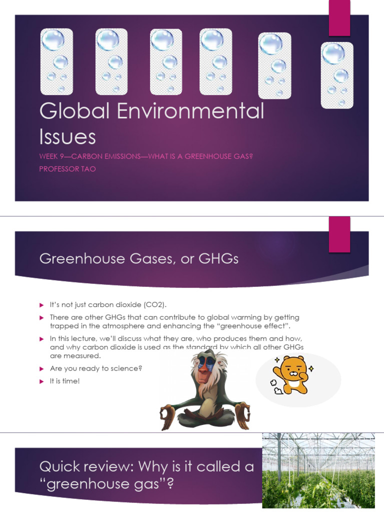 Understanding Greenhouse Gases and Emissions | PDF | Greenhouse Gas ...