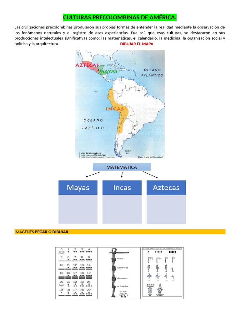Culturas Precolombinas de América | PDF