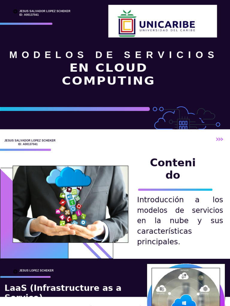 Modelos de Servicios en Cloud Computing | PDF | Computación en la nube ...