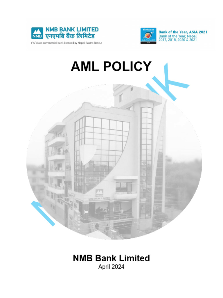 NMB Bank AML Policy Overview 2024 | PDF | Terrorism Financing | Money ...
