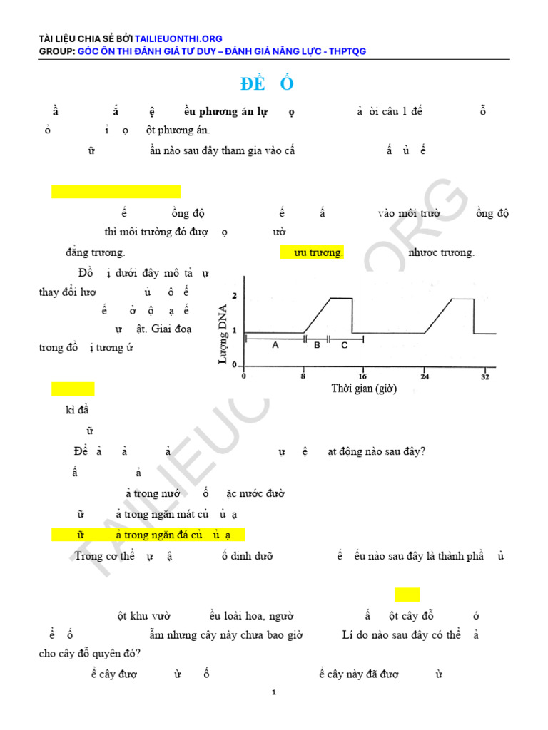 ĐỀ SỐ 1 - GV | PDF