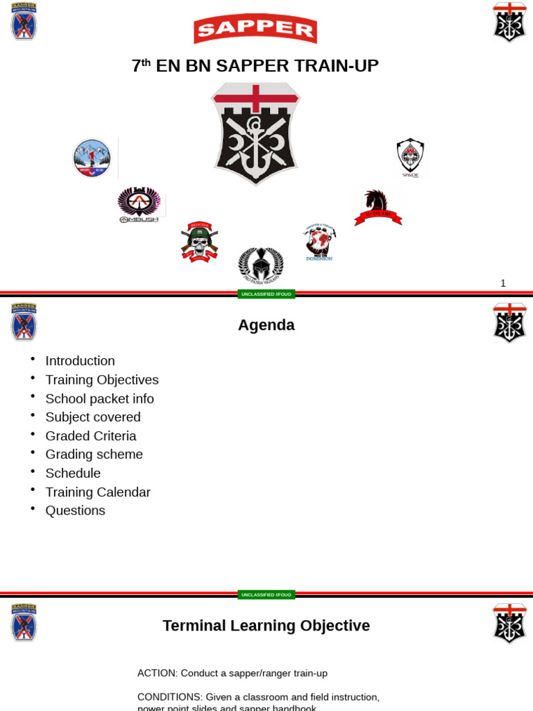 Sapper Training Preparation Guide | PDF | Military