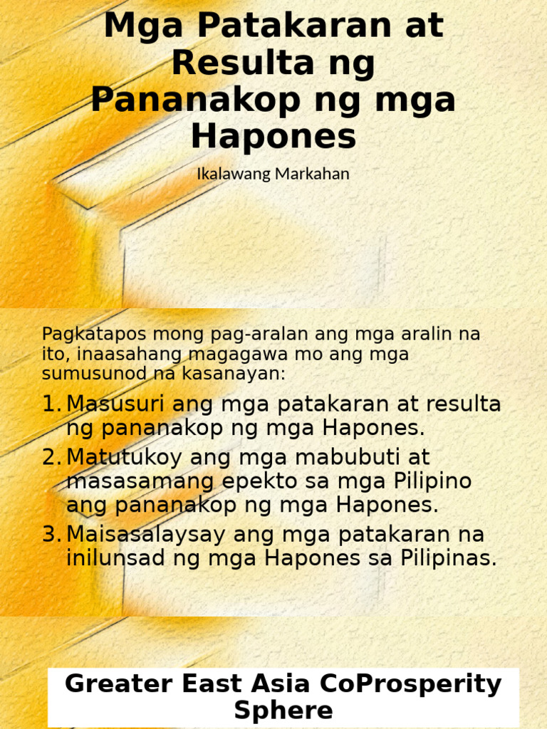 Q2 - Mga Patakaran at Resulta NG Pananakop NG Mga 1 | PDF