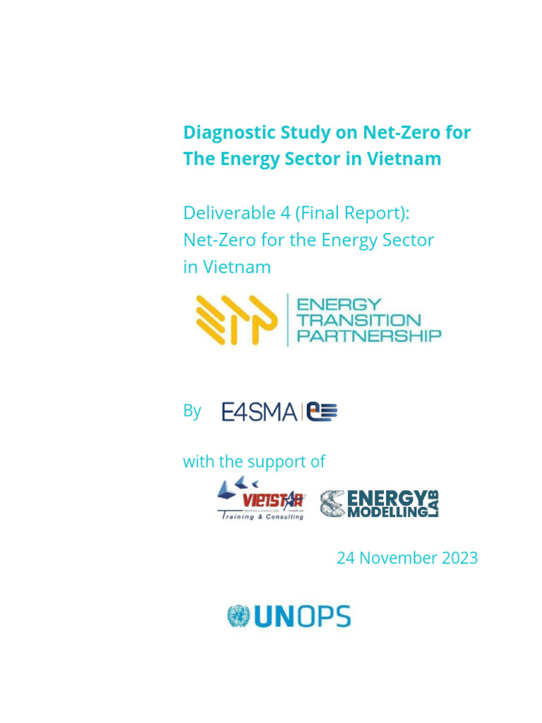 Diagnostic Study On Net-Zero For | PDF | Climate Change Mitigation ...