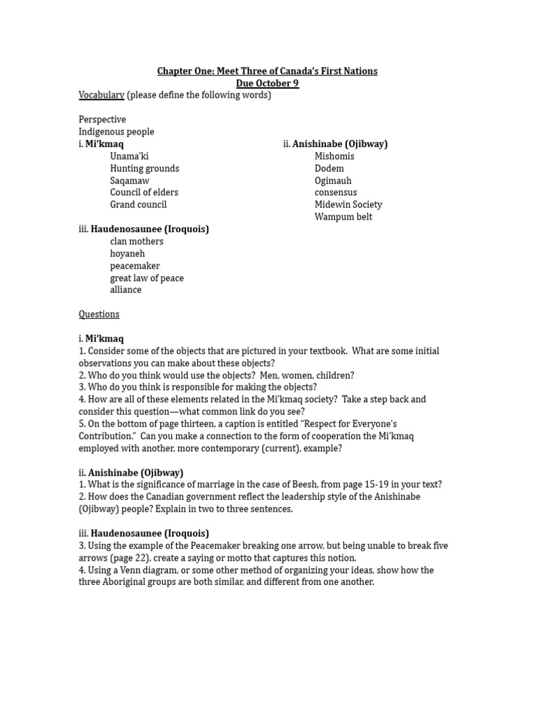 SS7+Chapter+1+Questions Docx+ | PDF