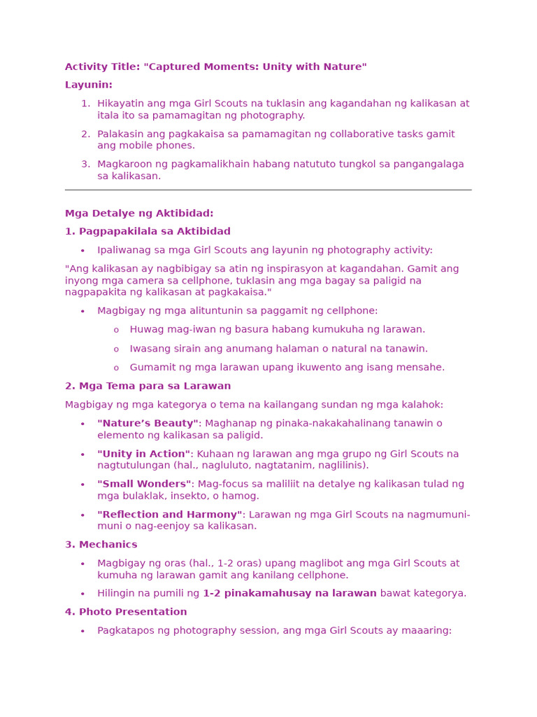 Activity Title | PDF
