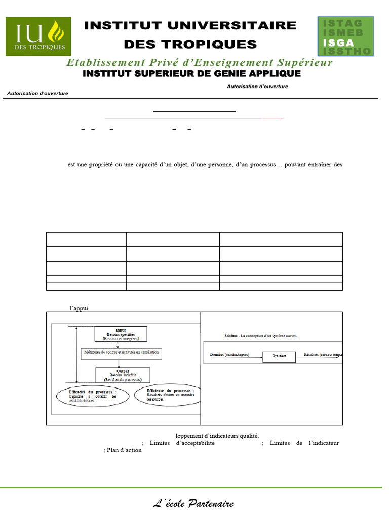 Corrige CC1 Bases-QHSSE 2024-2025 | PDF | Management de la qualité ...