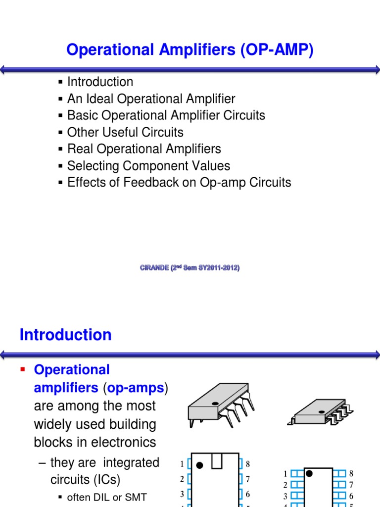 Understanding Operational Amplifiers | PDF | Operational Amplifier ...