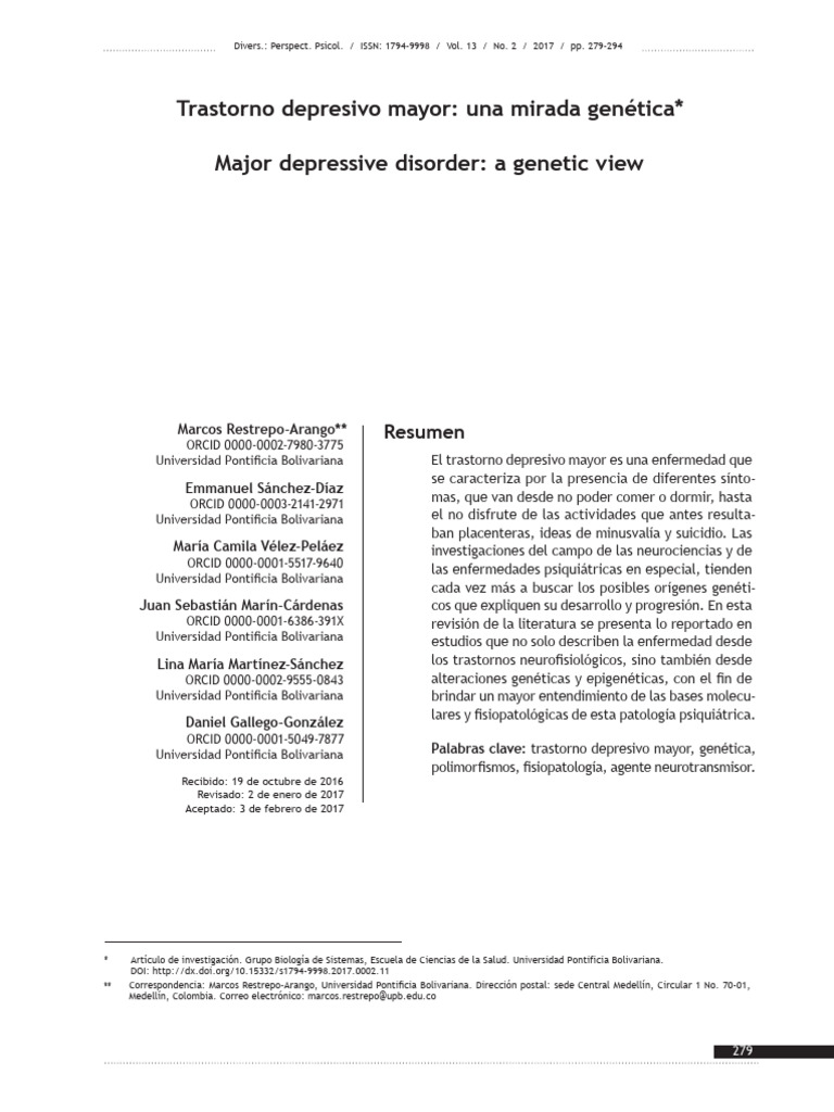 1794 9998 DPP 13 02 00279 | PDF | Depresión (estado de ánimo ...
