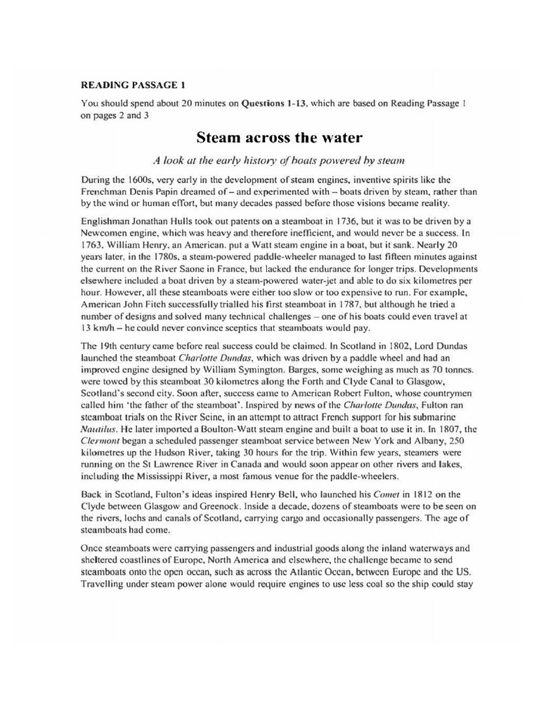 Reading Actual Test | PDF