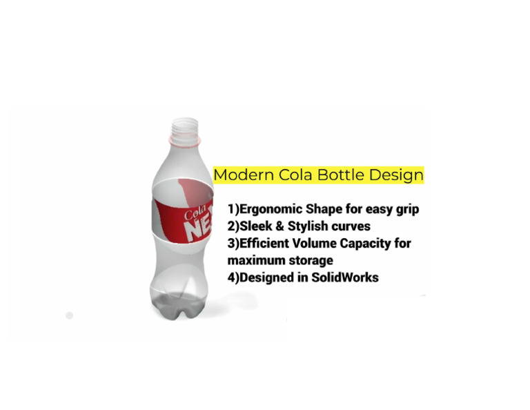 Cola Bootle CAD Design Services, Product, 3d Printing Manufacturing,+92 ...