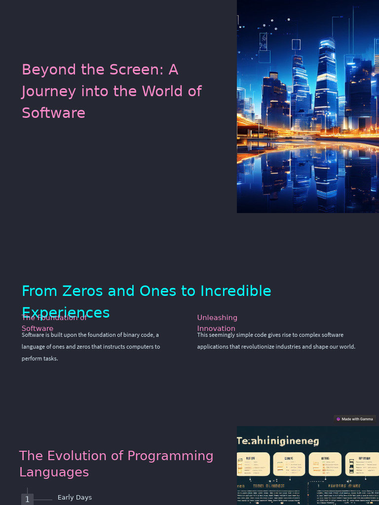 Beyond The Screen A Journey Into The World of Software | PDF | Security ...