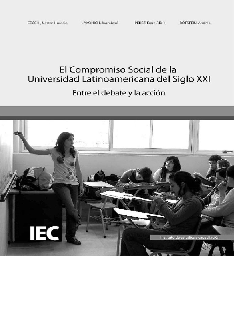 El Compromiso Social de La Universidad Latinoamericana Del Siglo XXI ...