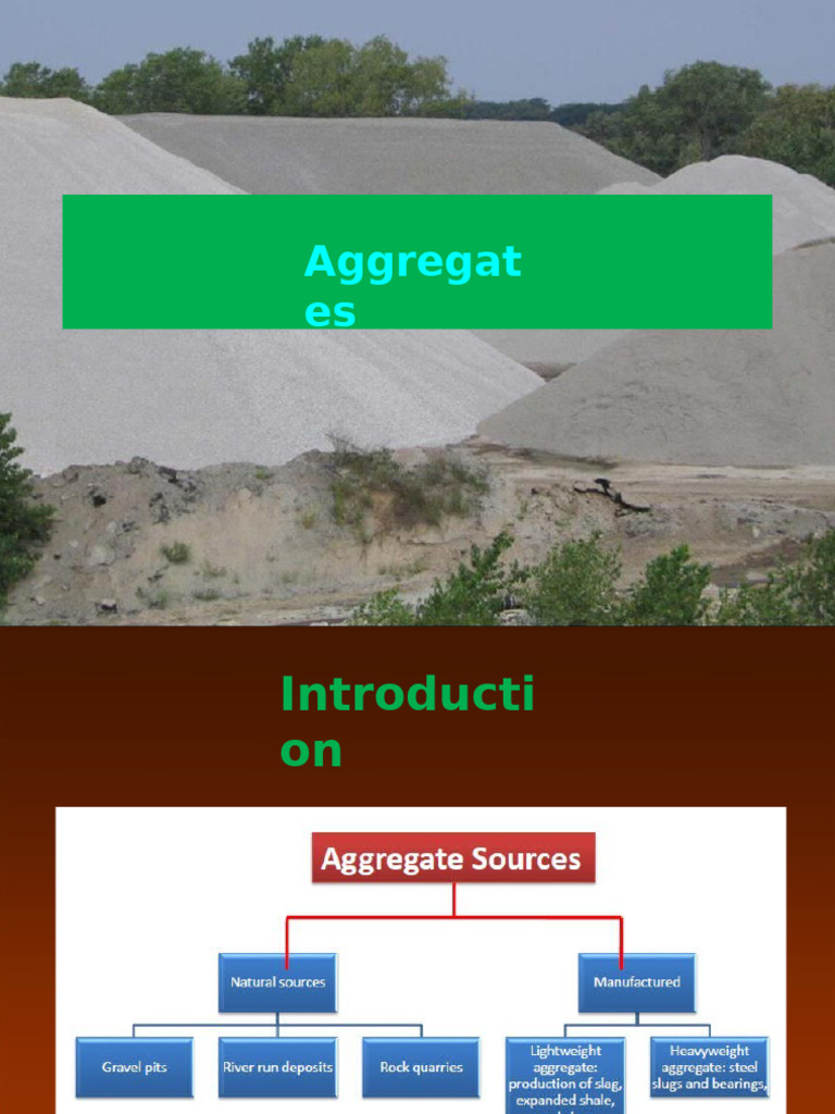 Aggregate Quality and Gradation Guide | PDF | Sand | Rock (Geology)