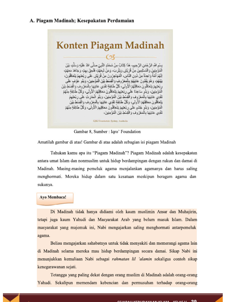 Piagam Madinah | PDF