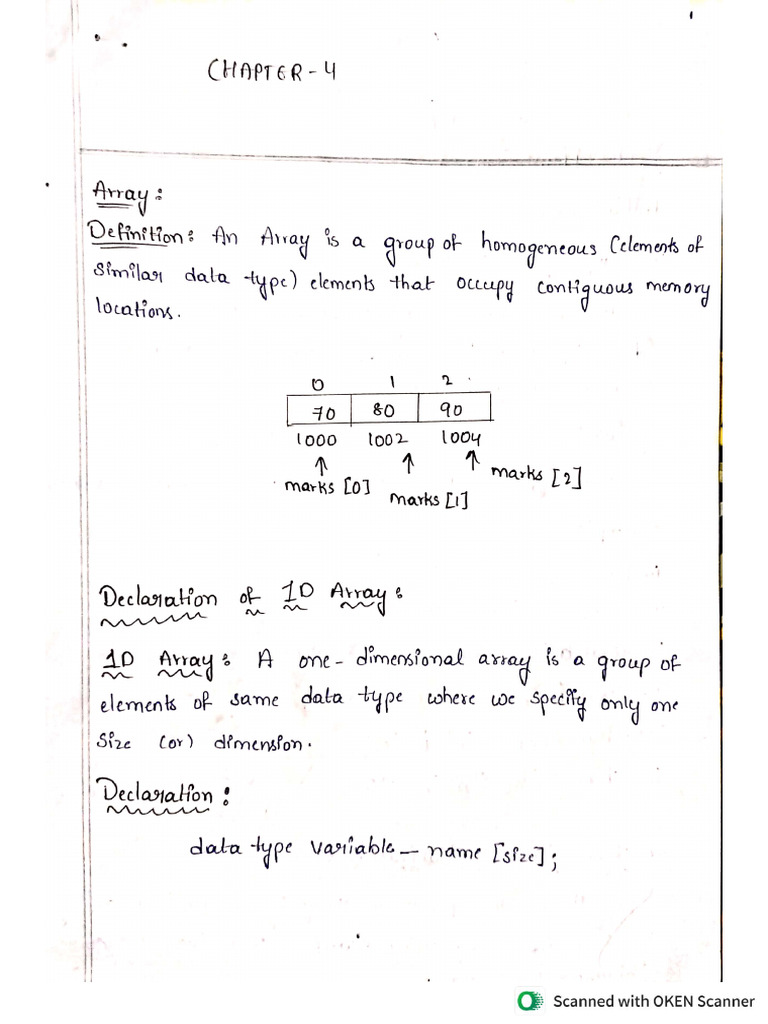 C Program Chapter 4 | PDF