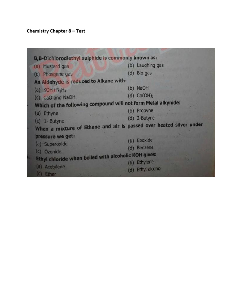 Chemistry Chapter 8 | PDF