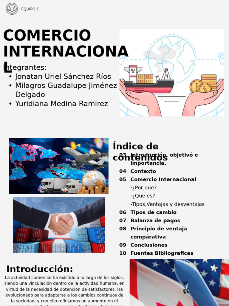 Guía de Comercio Internacional | PDF | Balance de pagos | Tipo de cambio