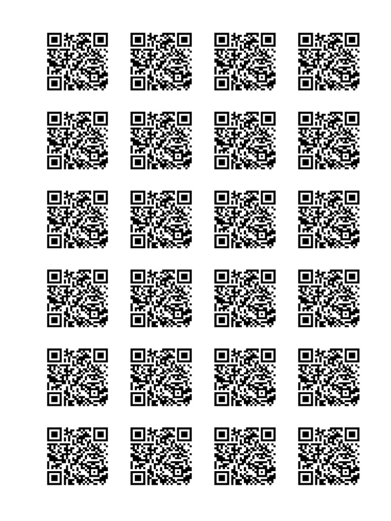 QR Code Print | PDF
