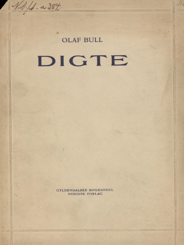 Book of Norweigan Poems | PDF