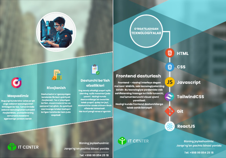 IT Center: Frontend Development Training | PDF