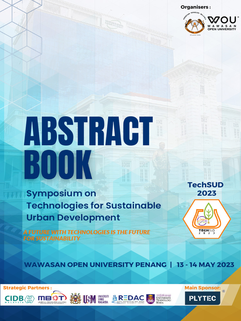 TechSUD 2023 Abstract Book | PDF | Concrete | Building Information Modeling
