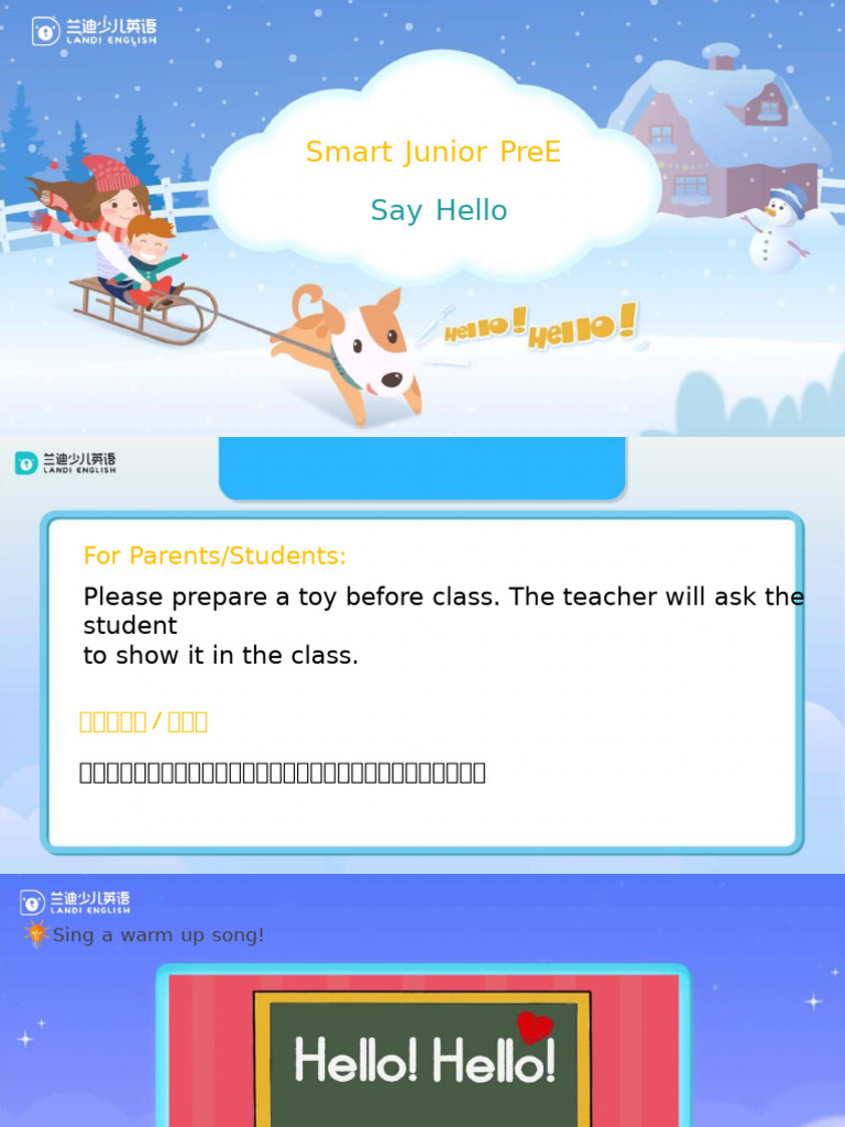 Interactive English Greetings Lesson | PDF