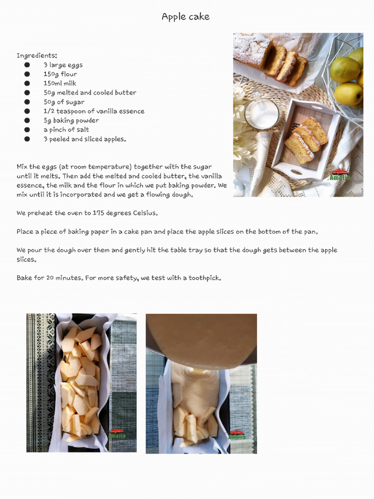 Apple Cake | PDF