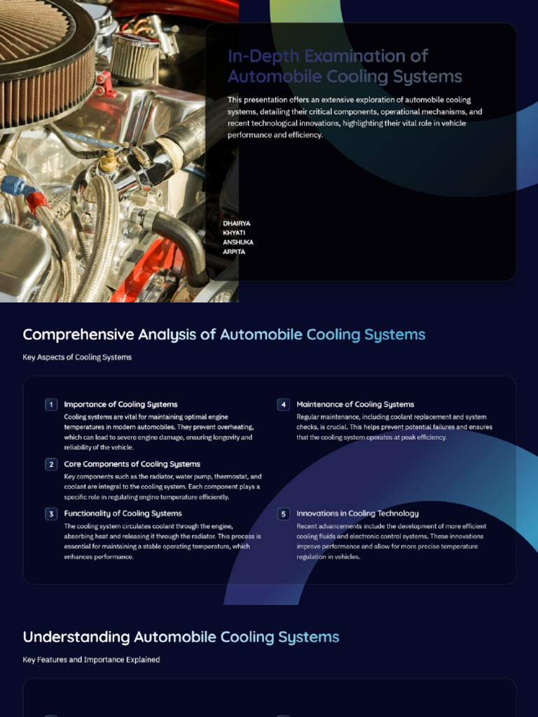 Comprehensive Analysis of Automobile Cooling Systems - PDF - 20250205 ...