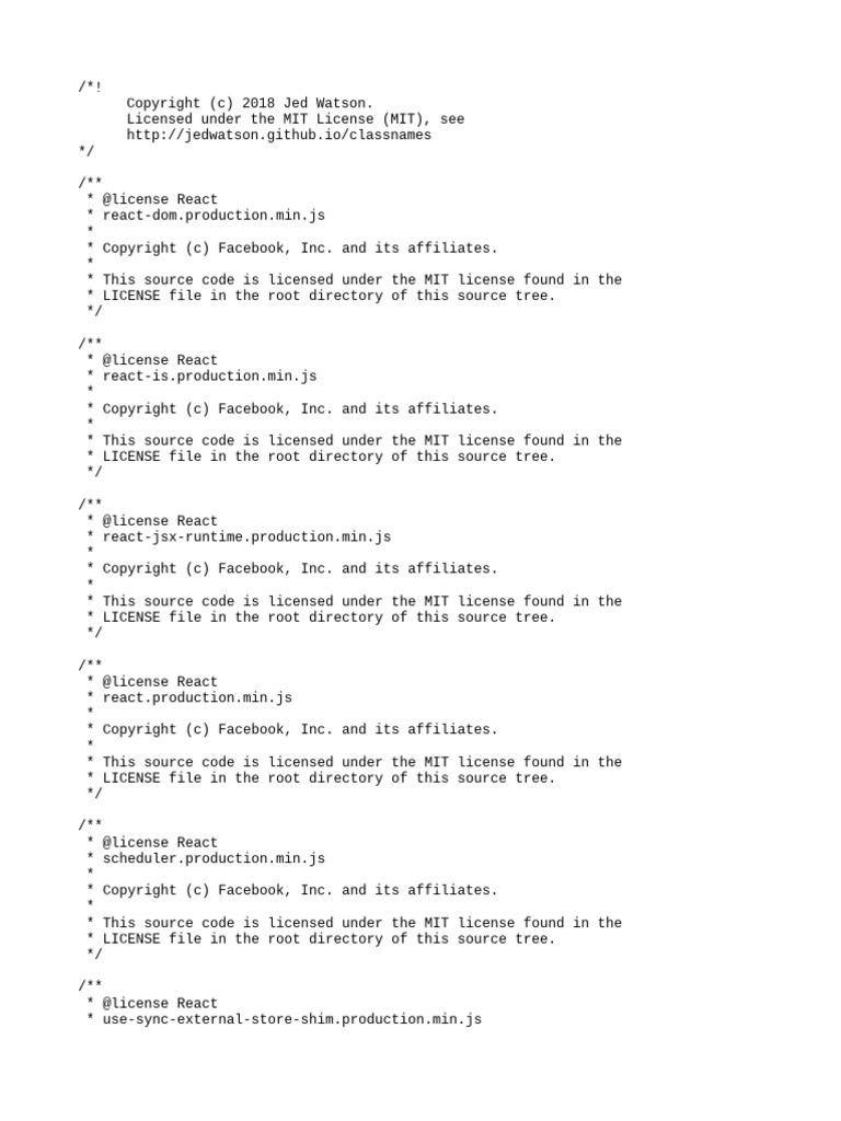 Main 5d1e6228 Js LICENSE | PDF | Source Code | Systems Engineering