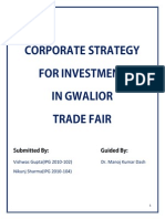 Corporate Strategy For Investment in Gwalio Trade Fair
