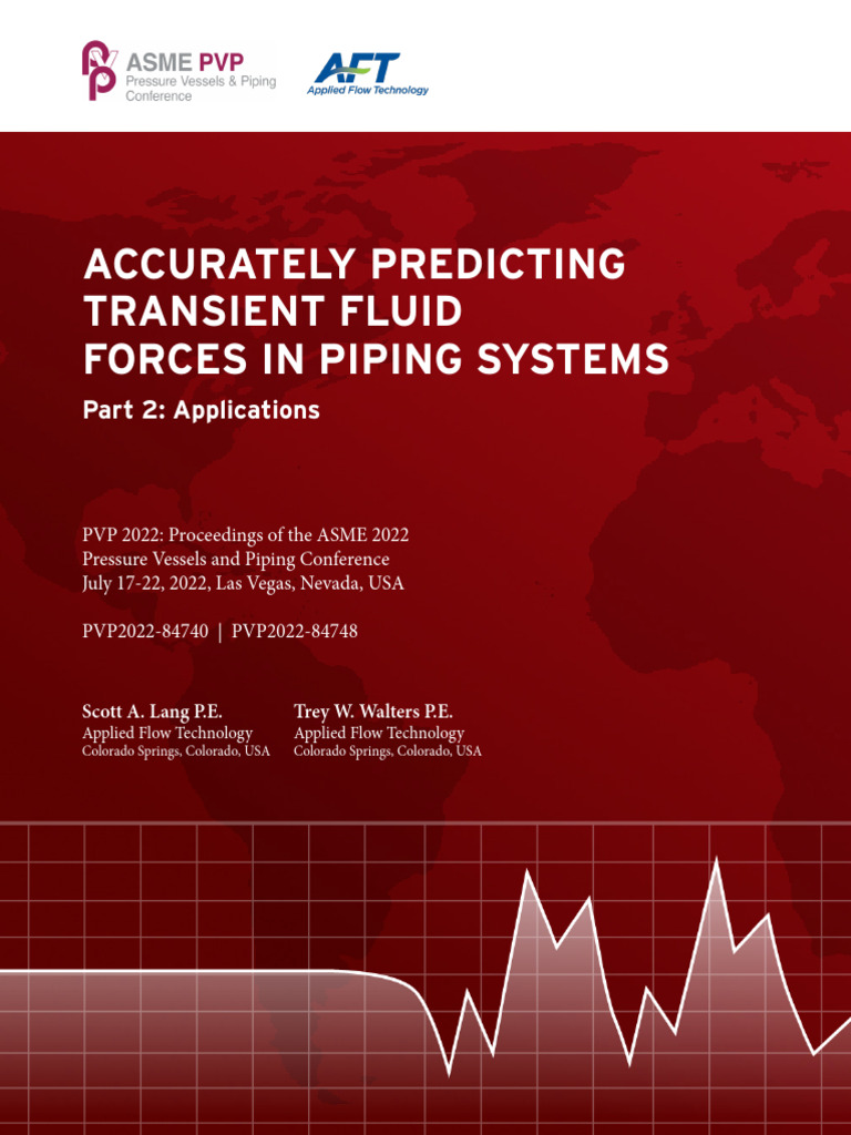 Transient Fluid Forces in Piping Systems | PDF | Fluid Dynamics | Pressure