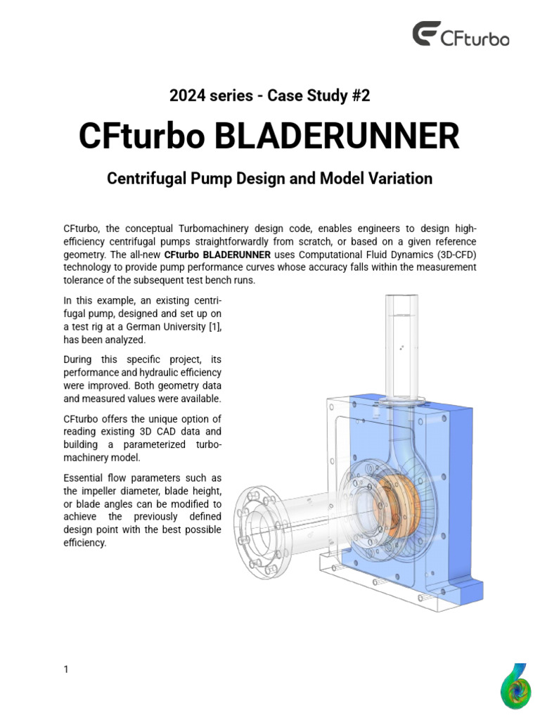 Centrifugal Pump Design with CFturbo | PDF | Pump | Computational Fluid ...