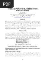 Download Guidelines for Handheld  Mobile Devide User Interface by Mohammad Riza SN833751 doc pdf