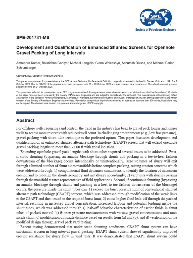 2020 Development and Qualification of Enhanced Shunted Screens For ...