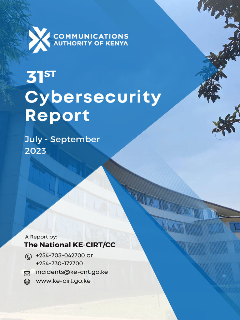 Cybersecurity Report Q1 2023-2024 | PDF | Security | Computer Security
