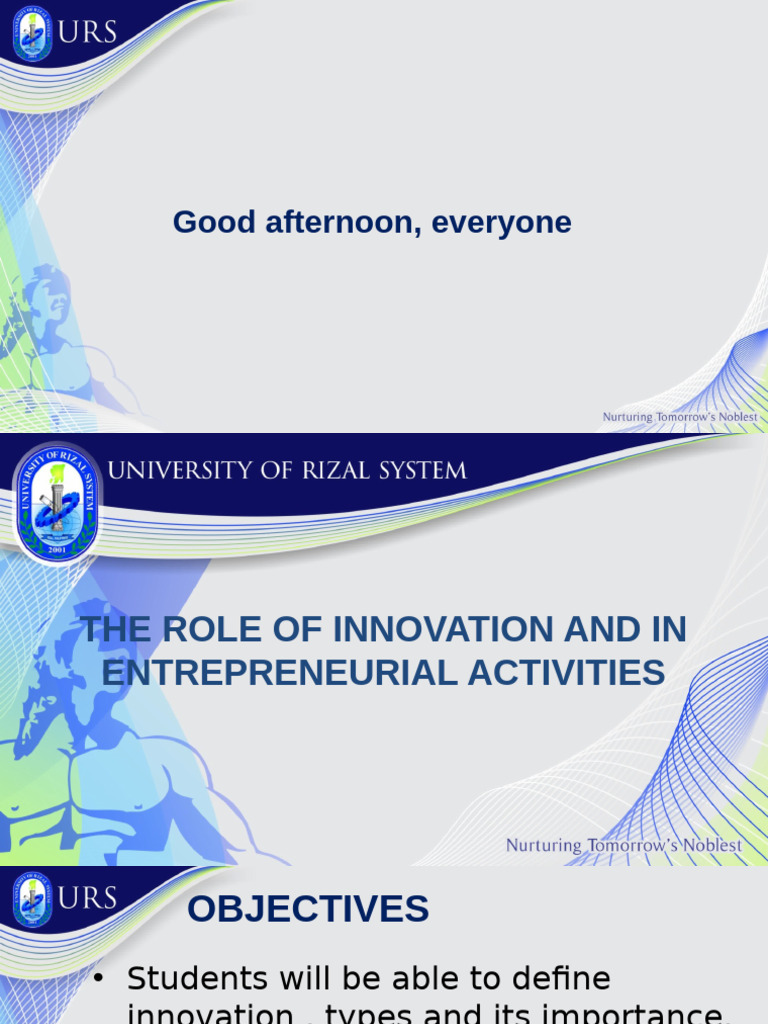 Urs PPT Templates 3 | PDF | Entrepreneurship | Innovation
