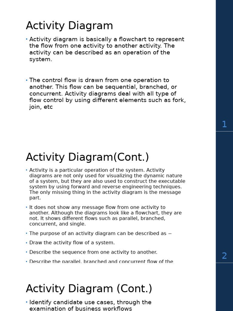 03 UML-Activity Diagram | PDF | Spreadsheet | Computer Programming