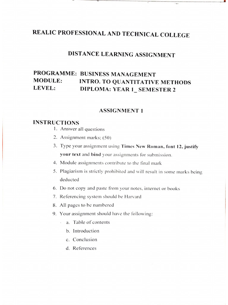 Quantitative M 1 | PDF