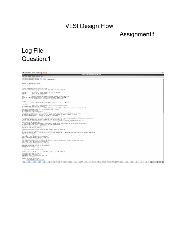 VLSI Design Flow Timing Reports Analysis | PDF | Digital Electronics ...